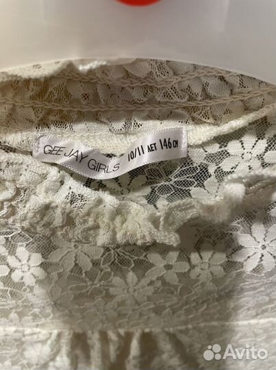 Блузка гипюровая детская