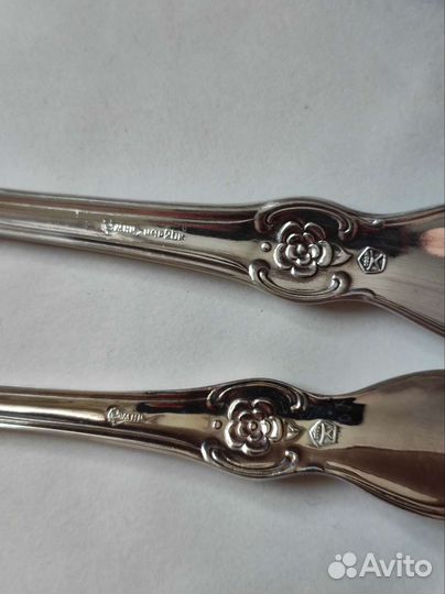 Ложки вилки мельхиор мнц СССР советские рмз