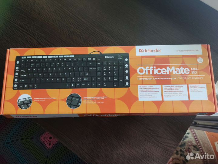 Клавиатура и мышь defender