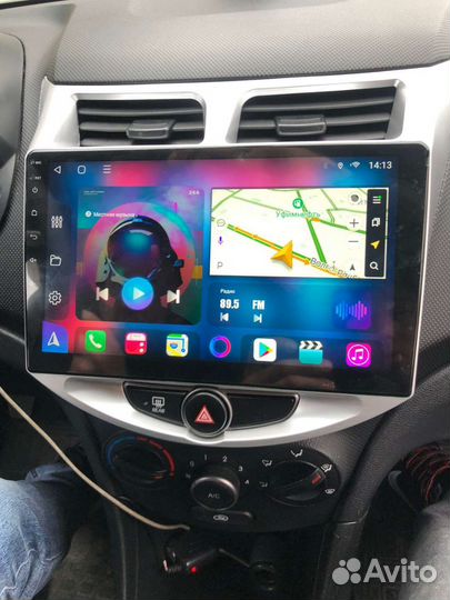 Магнитола Hyundai Solaris 2010-2016/10 дюймов