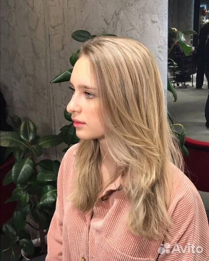 Окрашивание AirTouch / колорист блонд / парикмахер