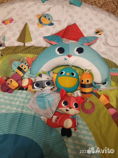 Развивающий коврик tiny love солнечная полянка