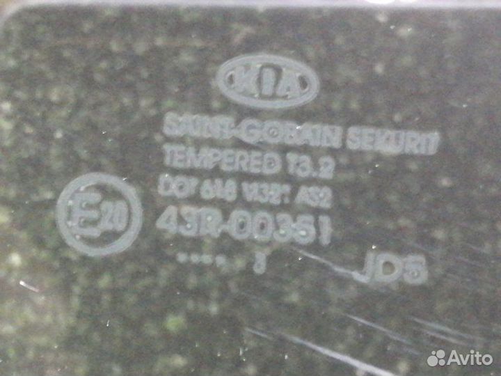 Стекло двери заднее правое Kia Ceed JD G4FA 2013