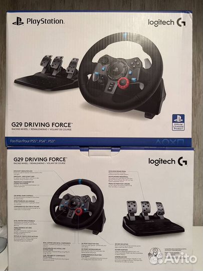 Руль Logitech G29 Driving Force для PS5/PS4/PC