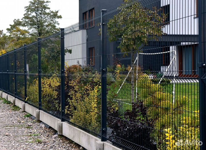 Забор сетка 3D