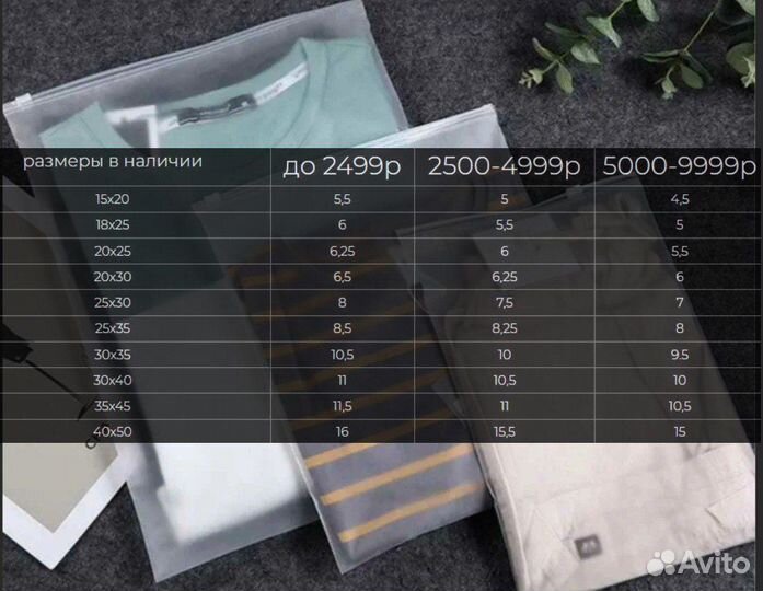 Пакеты зип лок слайдер белые матовые 100мкрн ева