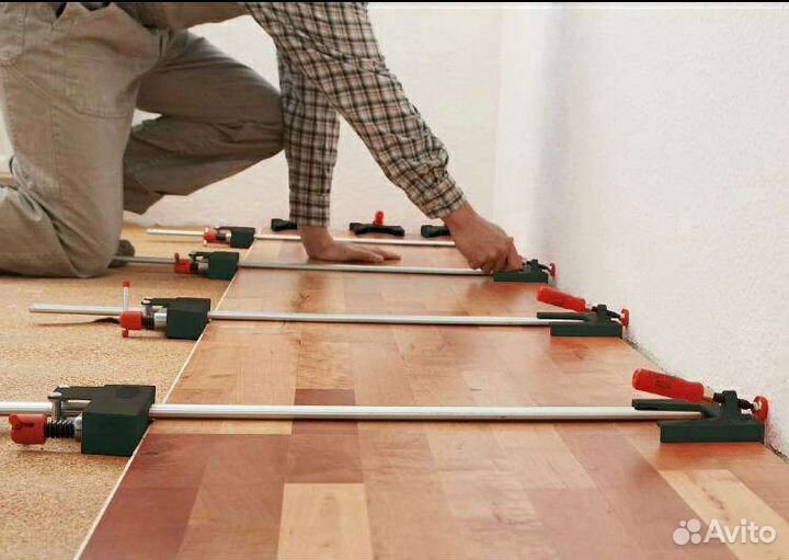 Укладка паркетной доски, ламината, реставрация