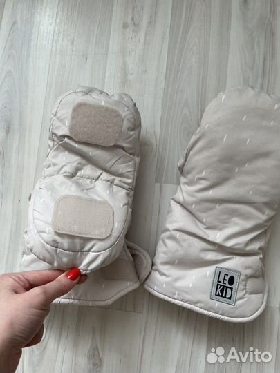 Муфты-варежки на коляску leo kid