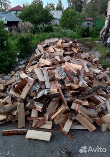 Дрова колотые Береза