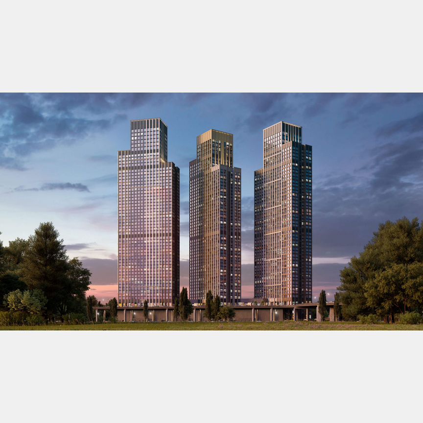 2-к. квартира, 80,1 м², 43/54 эт.