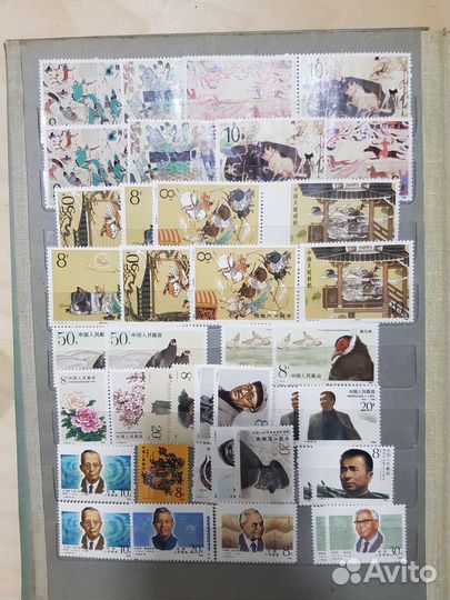 Альбом марок Китая 1980-1990