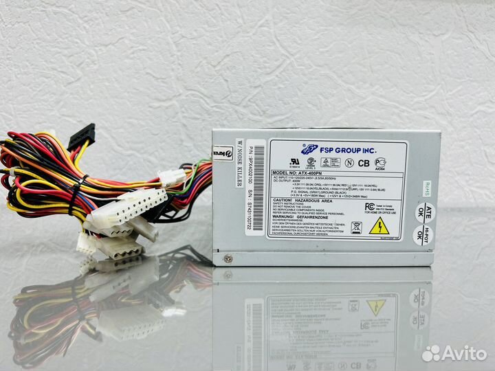 Блок питания FSP 400Вт