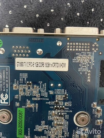 Видеокарта gtx 550 ti 1 gb