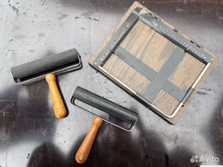 Кадрирующая рамка и валики