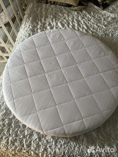 Матрас детский круглый с наволочками