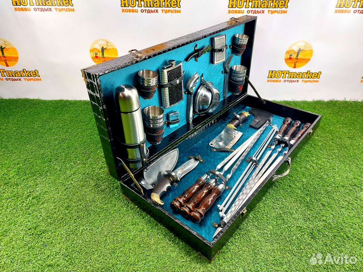 Набор шампуров подарочный