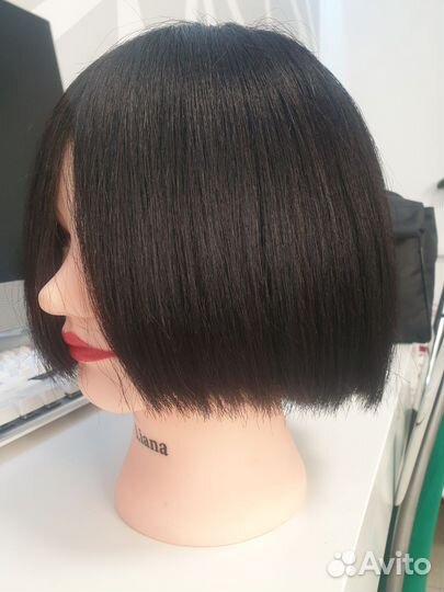 Голова манекен с натуральными волосами