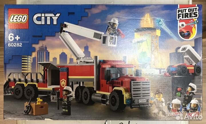 Конструктор lego City 60282 Команда пожарных