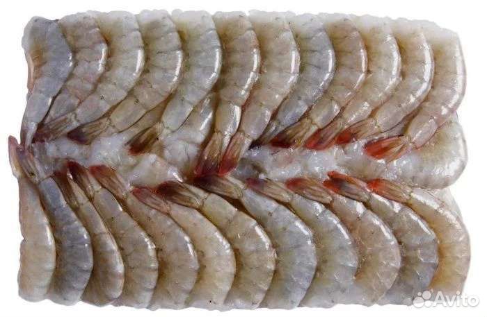 Креветки тигровые свежемороженные