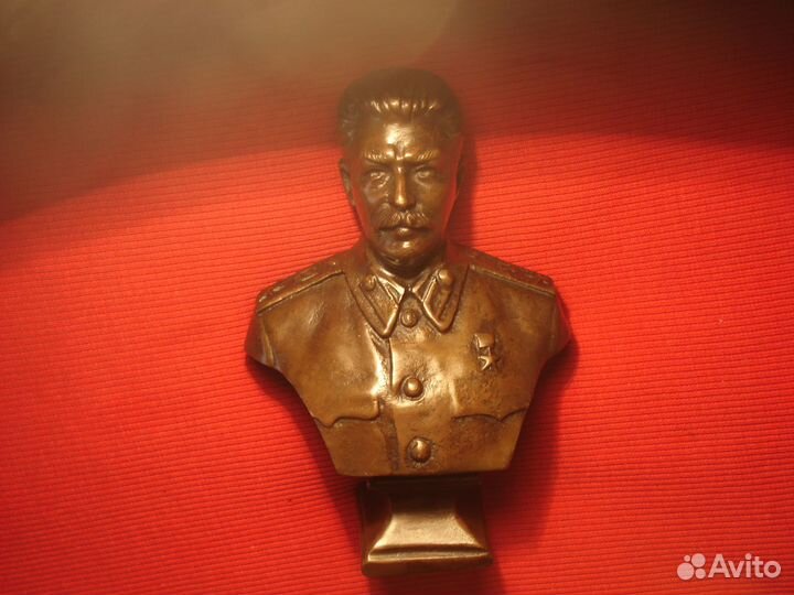 Бюст Сталин 1947г Бронза Винтаж Редкий
