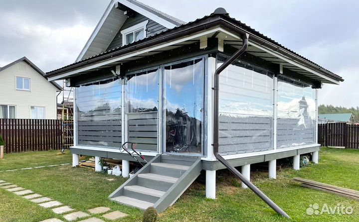 Мягкие окна пвх для террас