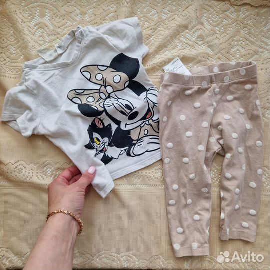 Вещи h&m пакетом на девочку 74/80 см