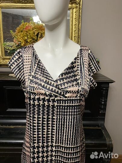 Шелковистое платье Terre Blue на 44-46 пог 47 см