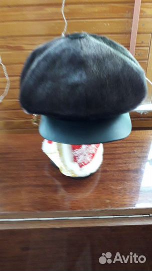 Меховая мужская кепка