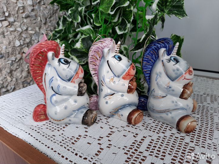 Елочные игрушки Лефортовский фарфор