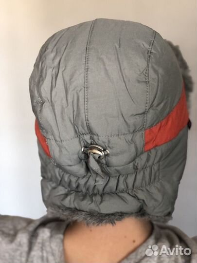 Очень теплая Зимняя детская шапка р.56/58