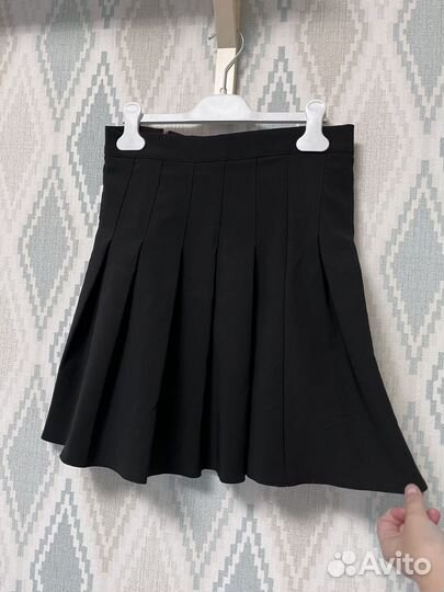 Мини-юбка в складку