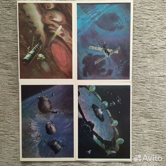 Космос набор открыток 1982 год