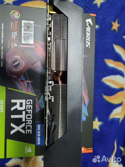 Видеокарта gigabyte aorus GeForce RTX 3080 master