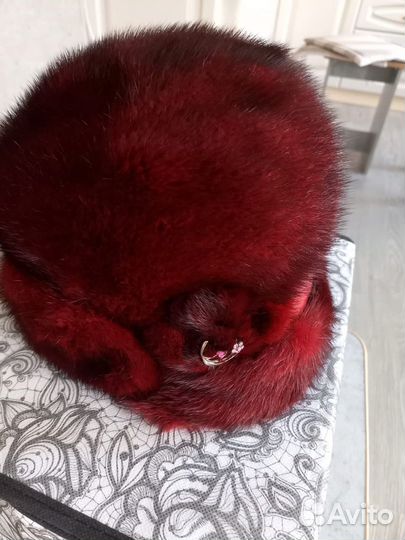 Шапка норковая женская бу