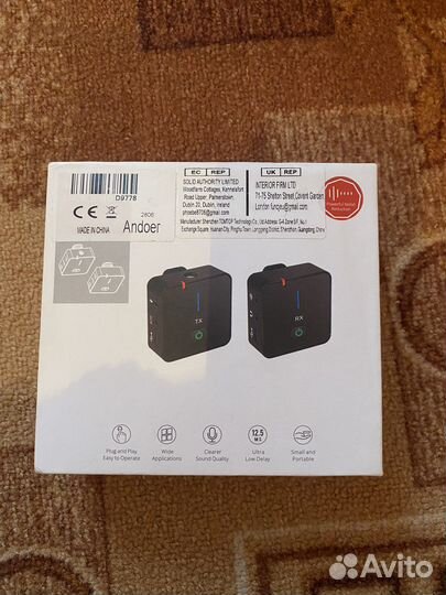 Петличный микрофон Andoer