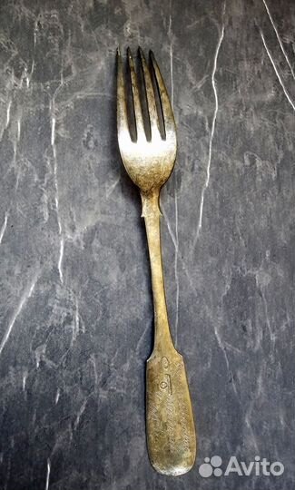 Антикварный прибор из царского серебра