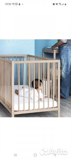 Детская кроватка IKEA гулливер