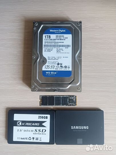 Ssd 256gb, 500gb, 1tb, HDD 1tb