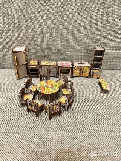 Домик деревянный для кукол