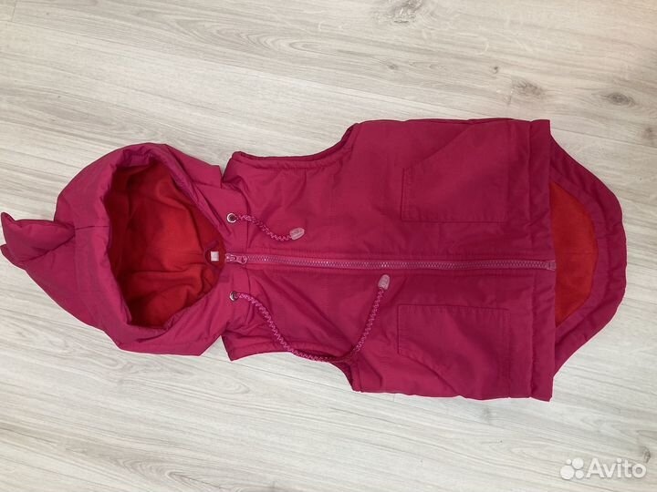 Жилет утепленный дино детский