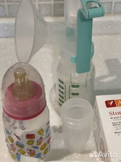 Молокоотсос ручной пакеты для молока соски