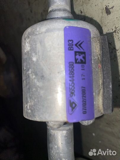 Трубка кондиционера Peugeot 207 WC 9655448680