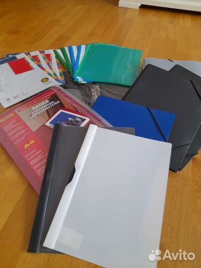Папки канцелярские разные