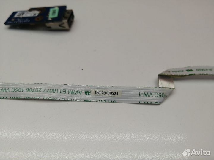 Разъем USB с шлейфом HP-DV6 3057er