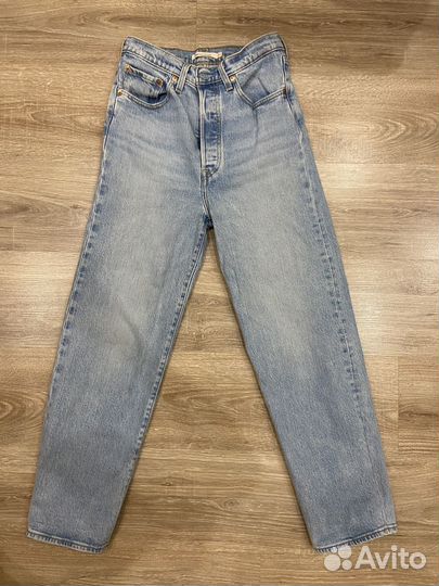 Джинсы женские levis ribcage straight размер 27