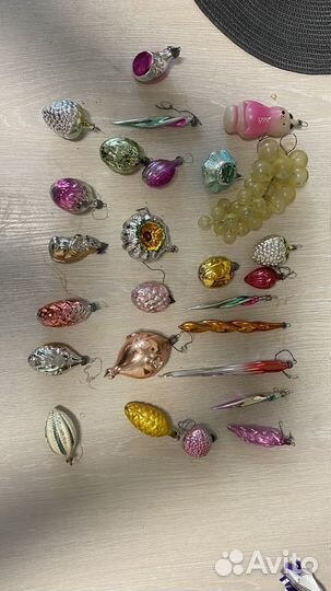 Елочные игрушки СССР