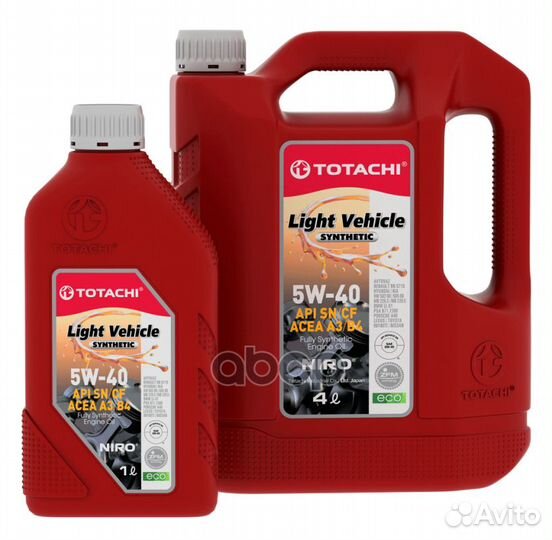 Акция 5W-40 niro LV Synthetic SP/SN/CF A3/B4 4л