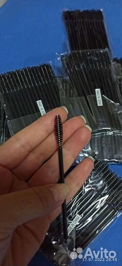 Набор кисточек для ресниц, бровей 250шт