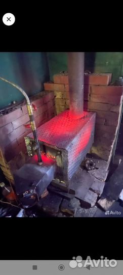 Печь на отработке бу