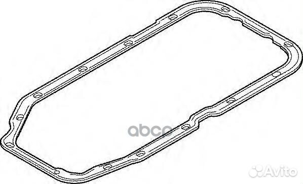 Прокладка поддона картон технический 702331 Elring